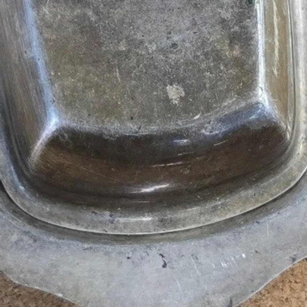 S. BLACKMINTON vintage silver plated butter relish‎ cranberry dish patina 8x4x3